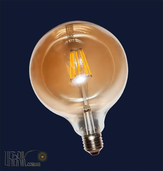 Levistella Лампа LED с сапфировой нитью G125 amber