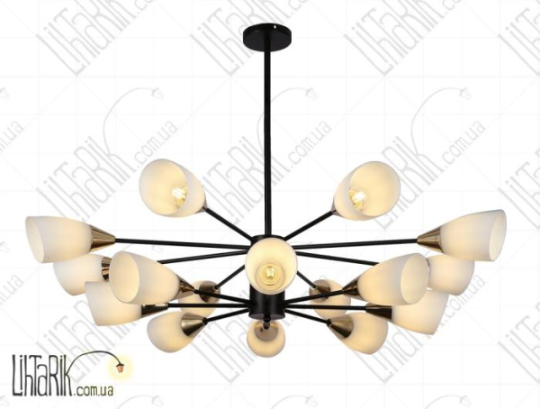 Levistella потолочна люстра 7526075-16 BK WH (7526075-16 BK+WH)