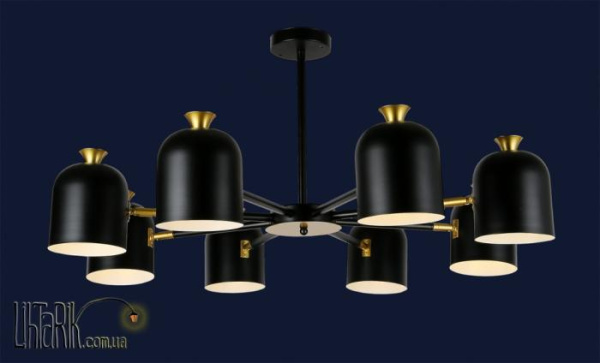 Levistella Подвесная люстра 756LPR1027-8 BK