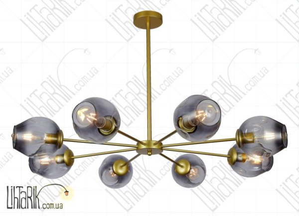 Levistella потолочна люстра 7526039-8 GD BK (7526039-8 GD+BK)