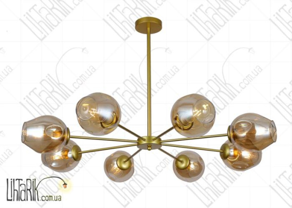 Levistella потолочна люстра 7526039-8 GD BR (7526039-8 GD+BR)