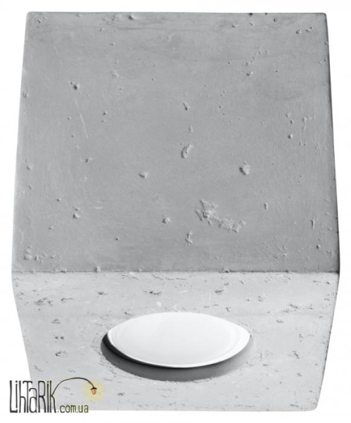SOLLUX LIGHTING Светильник припотолочный QUAD Beton SL.0489