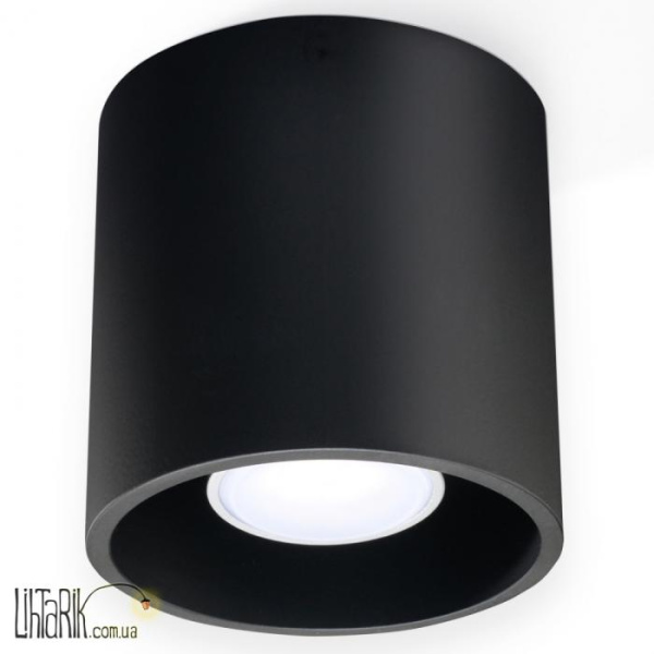 SOLLUX LIGHTING Светильник припотолочный ORBIS 1 Czarny SL.0016