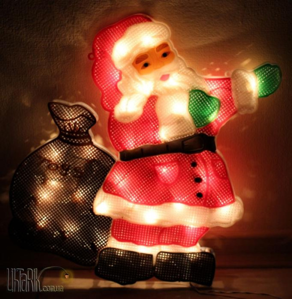 Светодиодное панно "Дед Мороз" (20865)