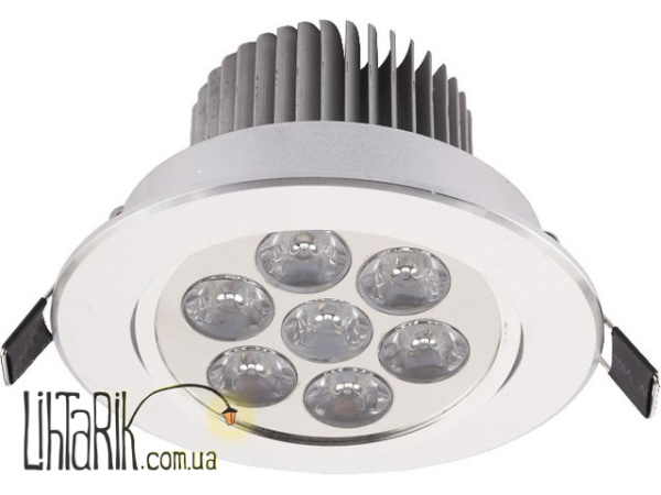 Светильник типа Downlight Nowodvorski DOWNLIGHT LED SILVER 6823