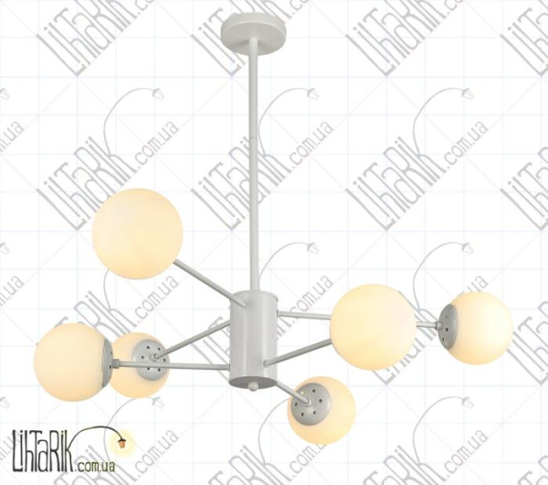 Levistella потолочная люстрая 7526033-6 WH WH (7526033-6 WH+WH)
