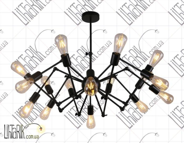 Люстра-паук лофт 761ZD016-16
