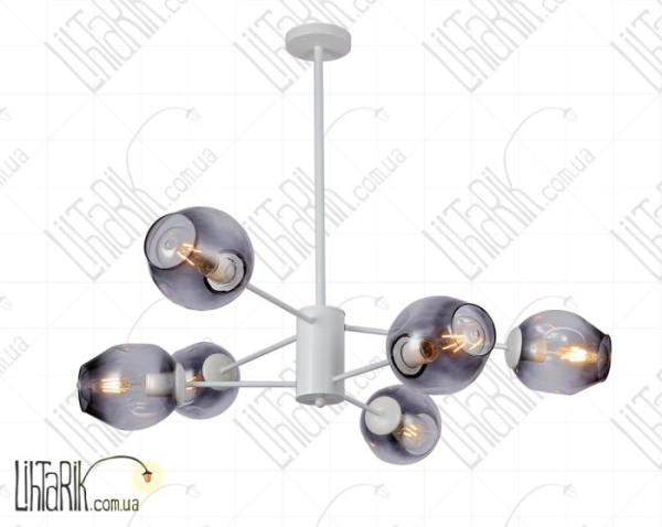 Levistella потолочна люстра 7526035-6 WH BK