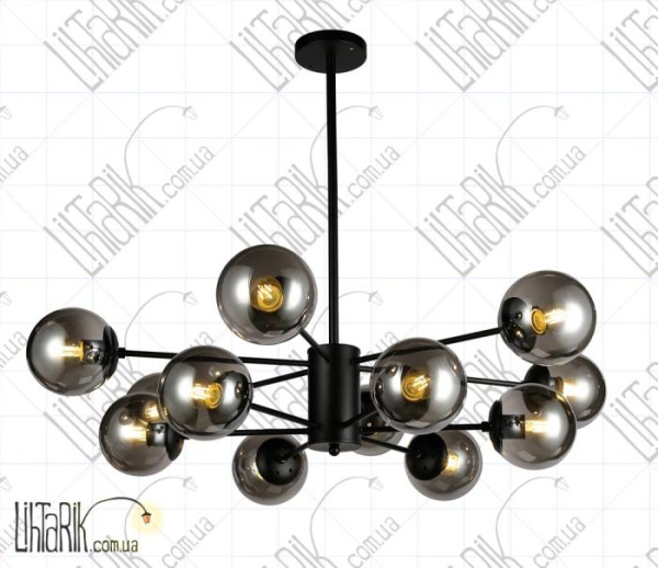 Levistella потолочная люстра 7526033-12 BK BK (7526033-12 BK+BK)