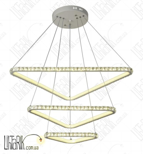 Levistella потолочная подвесная люстра 801L7071 3 WH LED 120W (801L7071+3 WH LED 120W)