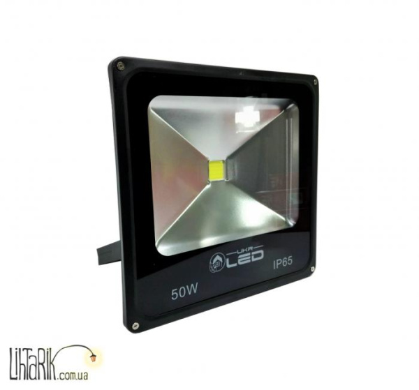 UkrLED Светодиодный прожектор 50W slim econom (137)