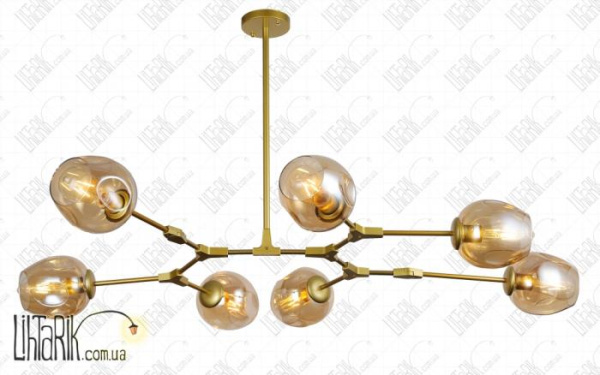 Levistella потолочная подвесная люстра 752L7731-7 GD BR (752L7731-7 GD+BR)