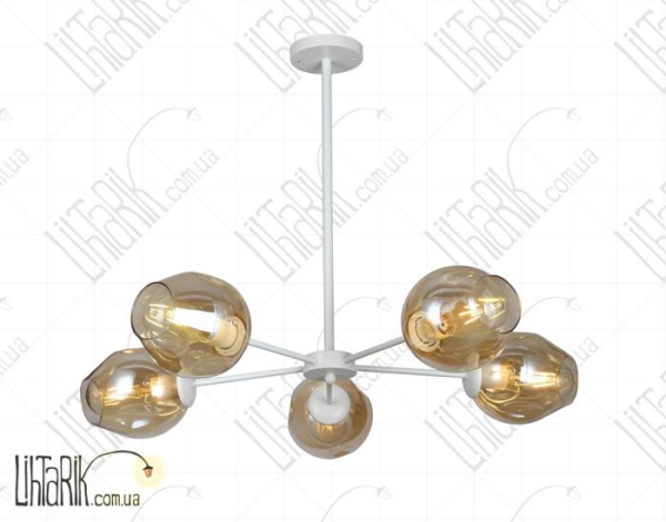 Levistella потолочна люстра 7526039-5 WH BR (7526039-5 WH+BR)