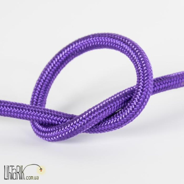 Levistella Провод в тканевой оплетке фиолетовый