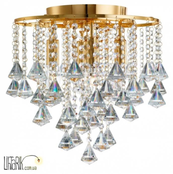 Люстра припотолочная Searchlight Dorchester 3494-4GO