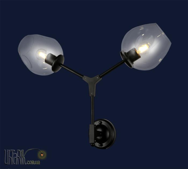 Levistella Настенный светильник 756LWPR0231-2BK CL (756LWPR0231-2BK+CL)