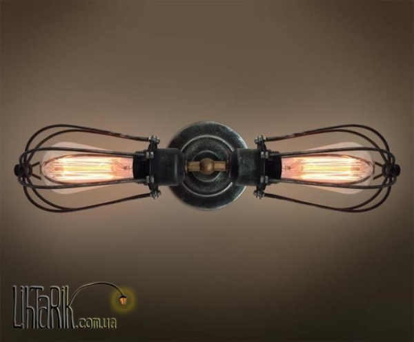 Светильник настенный Carlo De Santi Лофт на две лампы 504005923