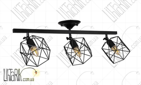 Levistella прпотолочный светильник 756XPR101F-3 BK