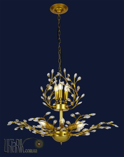 Levistella Подвесная люстра 756PR6515-6 3 GD (756PR6515-6+3 GD)