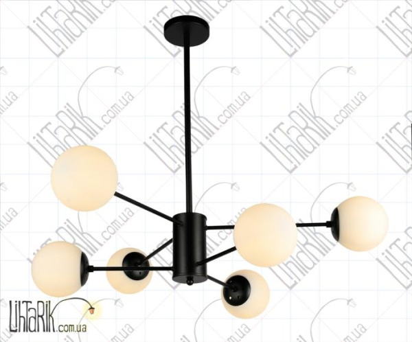Levistella потолочная люстра 7526033-6 BK WH (7526033-6 BK+WH)