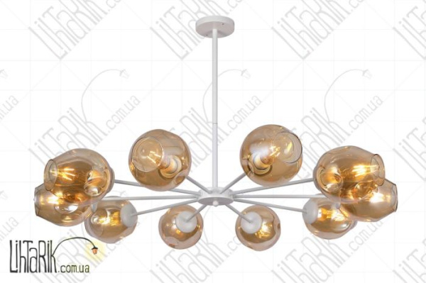 Levistella потолочна люстра 7526039-10 WH BR (7526039-8 WH+BR)