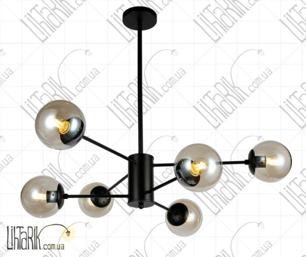 Levistella потолочная люстра 7526033-6 BK BR (7526033-6 BK+BR)