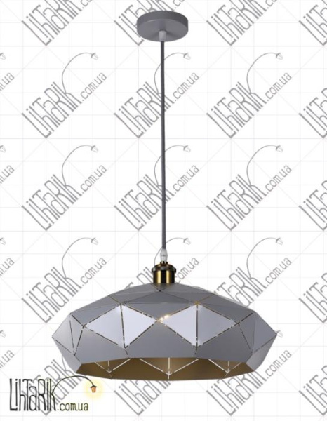 Полигональный подвес 7529522 GRAY