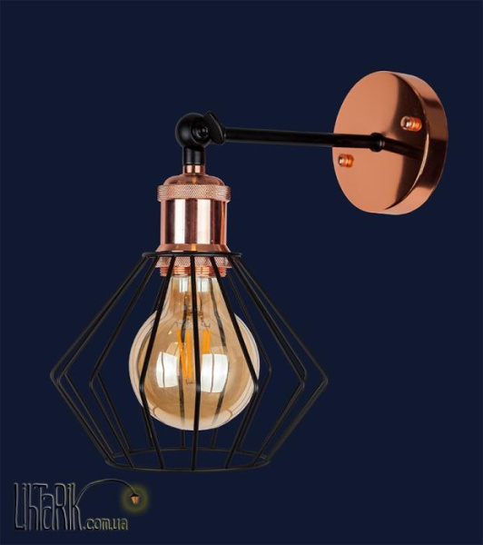 Levistella настенный светильник 907W020F-1 BK GD (907W020F-1 BK+GD)
