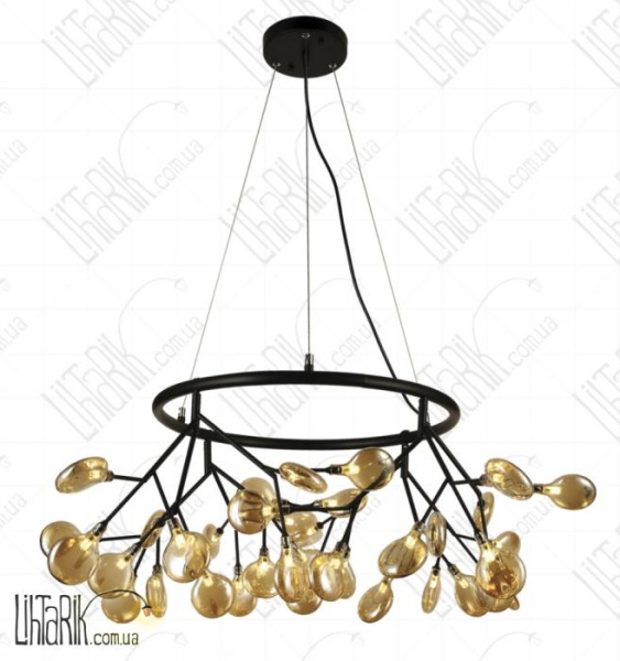 Levistella потолочная подвесная люстра 918LP263-36 BK BR (918LP263-36 BK+BR)
