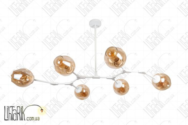 Levistella потолчная люстра 752L7731-6 WH BR (7528419-6 BK+BR)