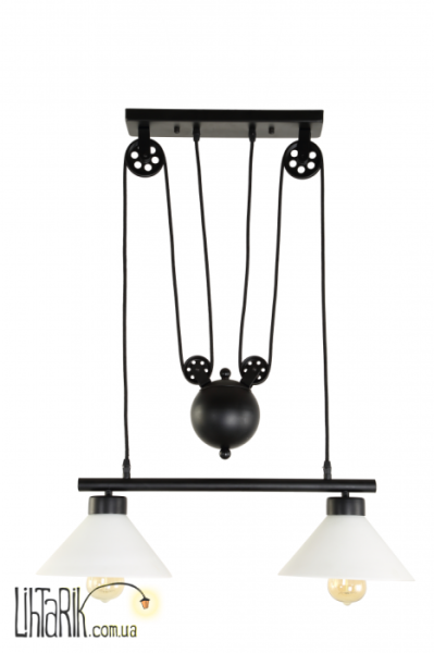 Подвес Carlo De Santi Лофт с гирьками на 2 лампы 504005965