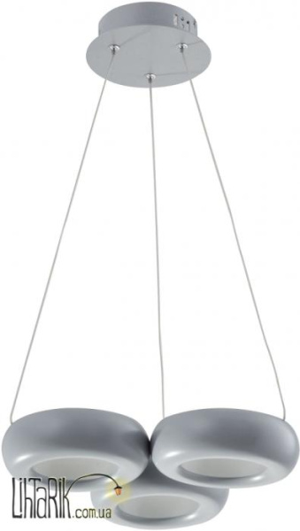 Auhilon Светильник подвесной TYTANIO 3L LED Szary (MD16012A-3L SG)