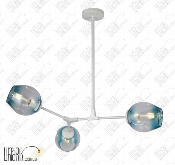 Levistella потолочная подвесная люстра 752L7731-3 WH BL (752L7731-3 WH+BL)