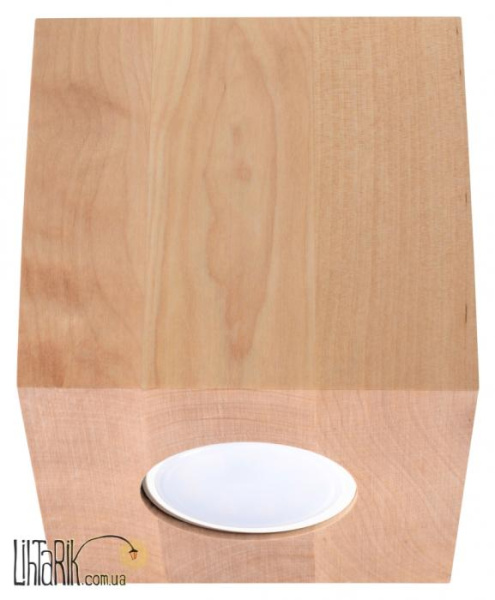 SOLLUX LIGHTING Светильник припотолочный QUAD Naturalne Drewno SL.0493