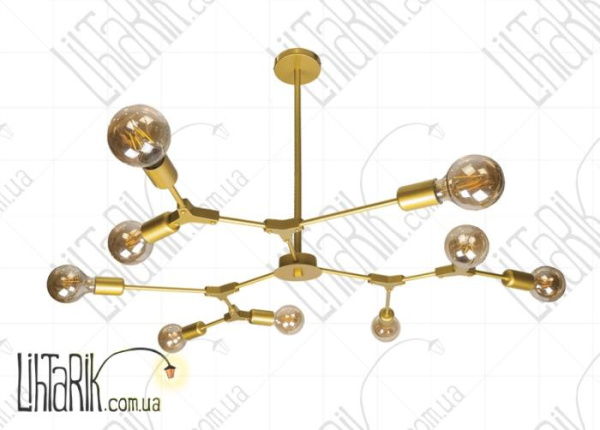 Levistella Потолочная люстра 911H88-9 GD