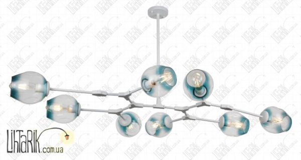 Levistella потолочная подвесная люстра 752L7731-8 WH BL (752L7731-8 WH+BL)