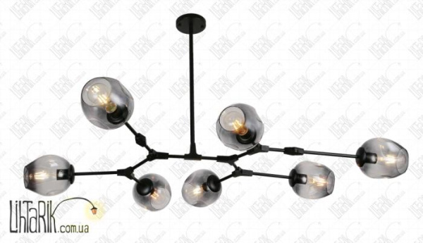 Levistella потолочная подвесная люстра 752L7731-7 BK BK (752L7731-7 BK+BK)