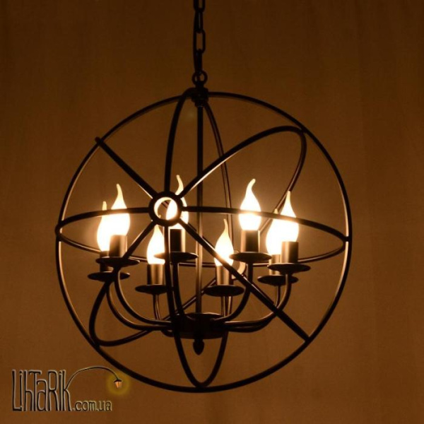 Подвес индастриал Carlo De Santi на 8 ламп 504007221