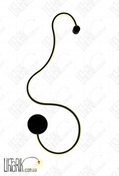 Levistella настенный светильник 801L1084 BK LED 20W