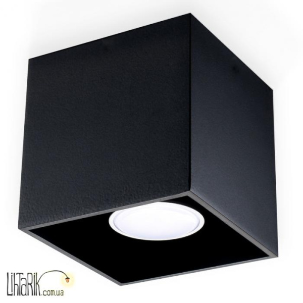 SOLLUX LIGHTING Светильник припотолочный QUAD 1 Czarny SL.0022