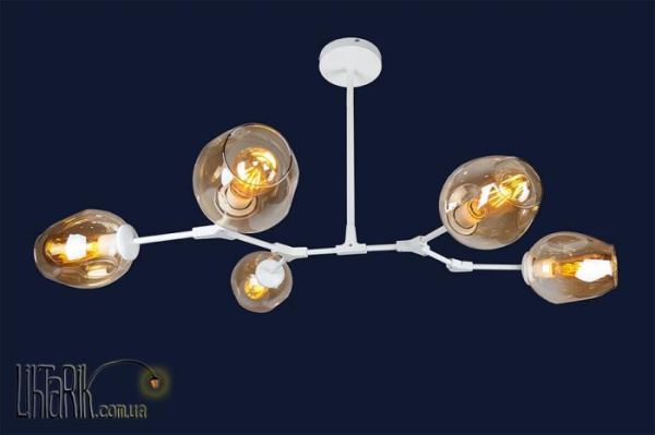 Levistella Подвесная люстра 756LPR0231-5 WH BR (756LPR0231-5 WH+BR)