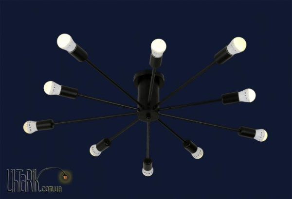 Levistella потолочная люстра 756PR4528-10 BK
