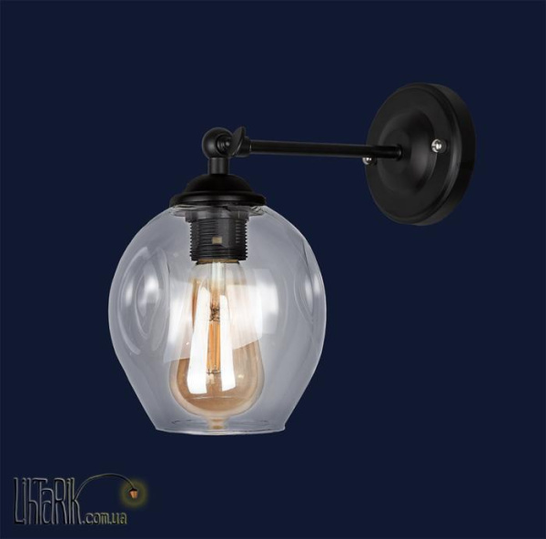 Levistella настенный светильник 756WPR0231F-1 BK CL (756WPR0231F-1 BK+CL)