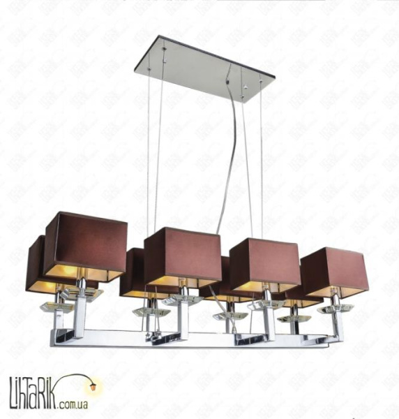 Levistella Подвесная люста 7778071-8 CH КОРИЧНЕВЫЙ