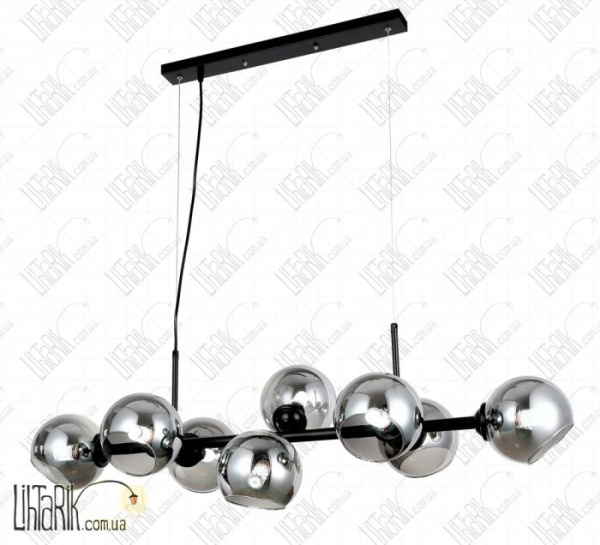 Levistella потолочная подвесная люстра 909XL3065-8 BK BK (909XL3065-8 BK+BK)