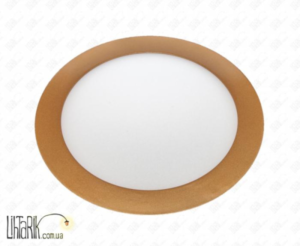 Levistella 728GOLD-MBD-15W (круг) холодный, нейтральный