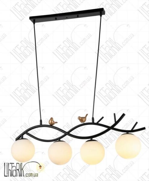 Levistella подвесной светильник 756PR7106-4 BK WH (756PR7106-4 BK+WH)
