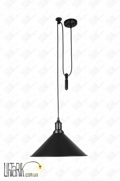 Levistella подвесной светильник с гирей 7526855F-1G BK(360)