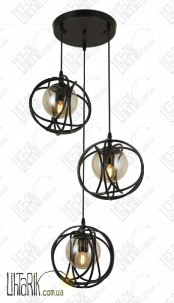 Levistella подвесной светильник 761XQ03-3 BK