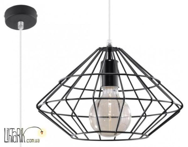 SOLLUX LIGHTING Светильник подвесной UMBERTO Czarna SL.0294